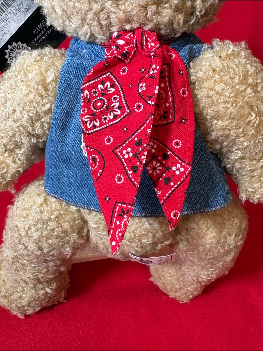 Vintage Harley Davidson 15" Plush Sissy Biker Teddy Bear Toy Cavanagh 1997 - Picture 9 of 16